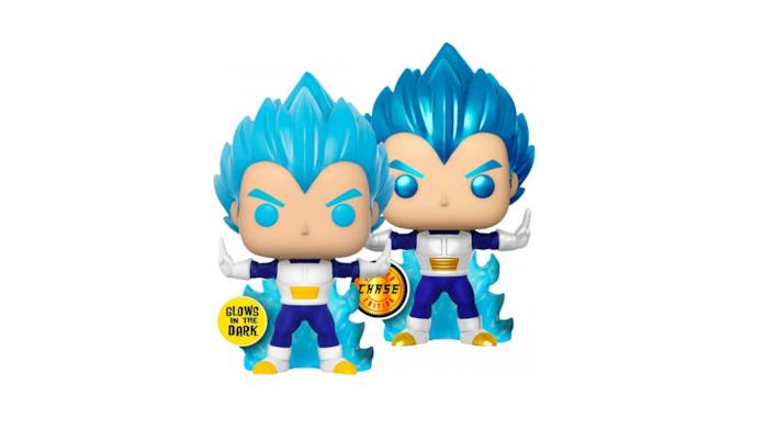 Il Funko Pop di Vegeta Super Saiyan Blu