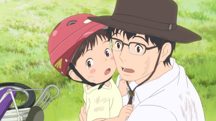 Kun e il suo papà Kun piange tra le braccia del papà