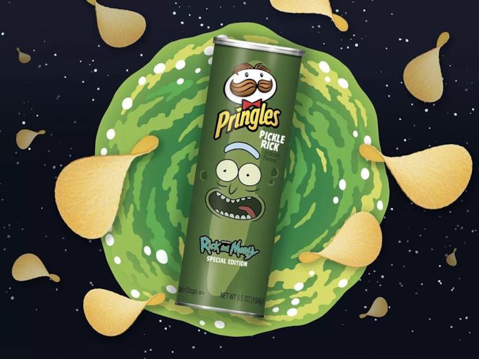 Le Pringles di Rick e Morty esistono (e hanno un loro spot del Super Bowl) Le Pringles di Rick e Morty