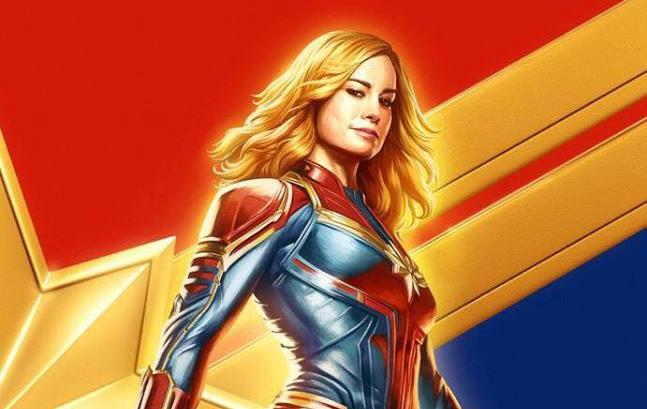 Poster dedicato a Capitan Marvel