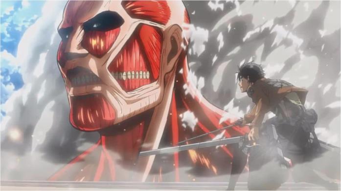 Attacco dei Giganti Colossale Attack on Titan Eren Colossale