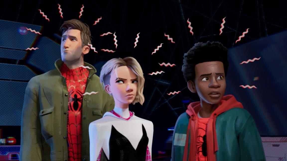 Il senso di ragno si attiva per i protagonisti di Spider-Man: un nuovo universo