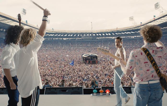 Una scena del film Bohemian Rhapsody