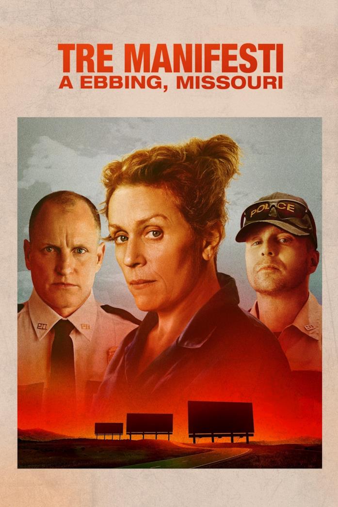 Il poster di Tre manifesti a Ebbing, Missouri La locandina italiana del film