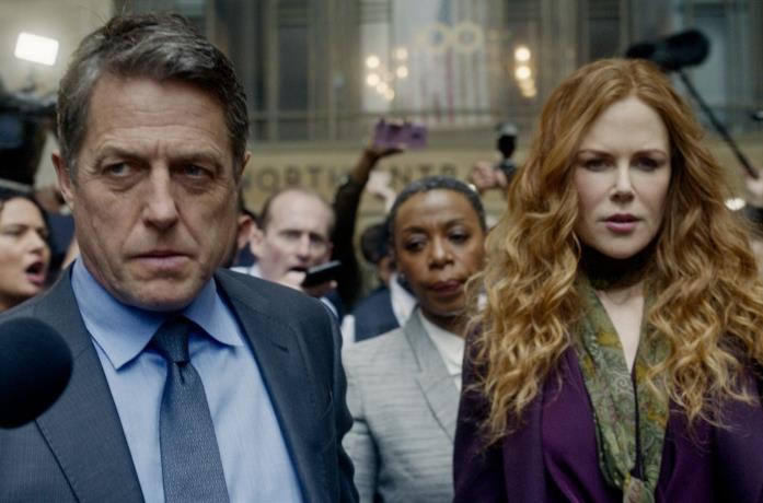 Primo piano di Hugh Grant e Nicole Kidman