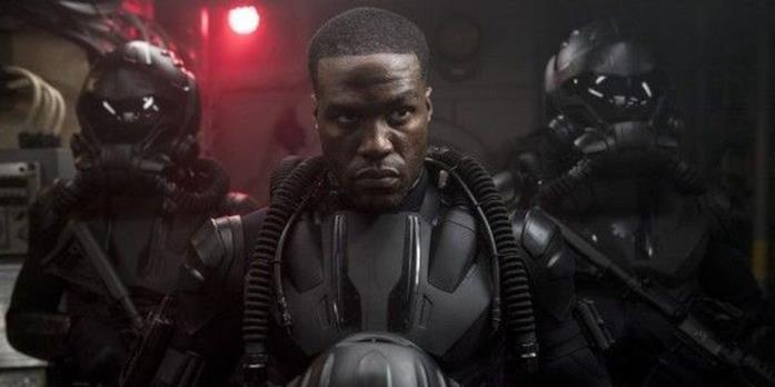 Black Manta Primo piano di Black Manta in Aquaman (2018)