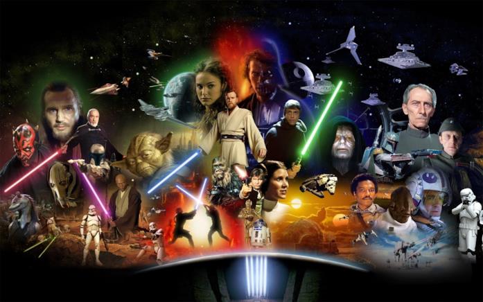 L'ordine di film e serie TV di Star Wars