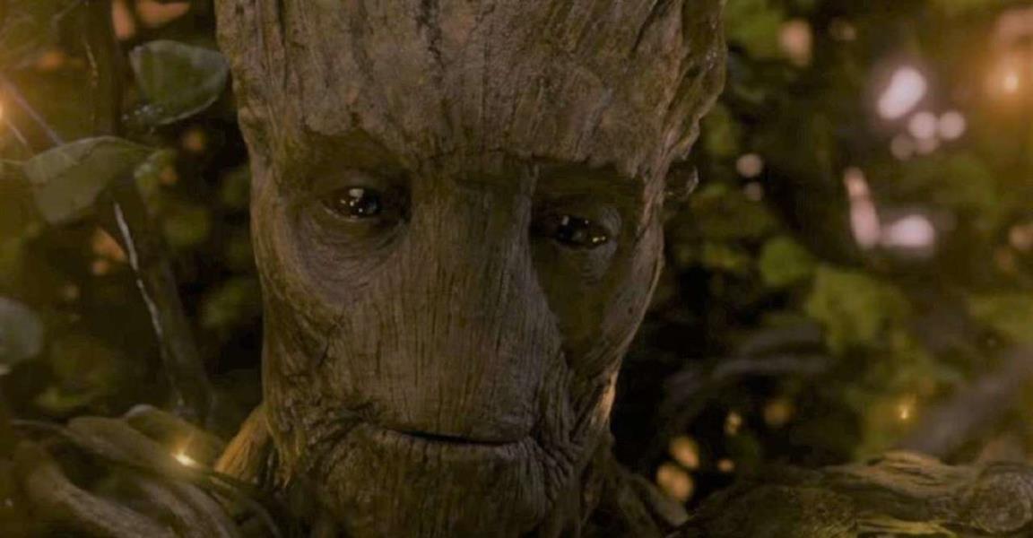 Groot in versione adulta nel film Guardiani della Galassia