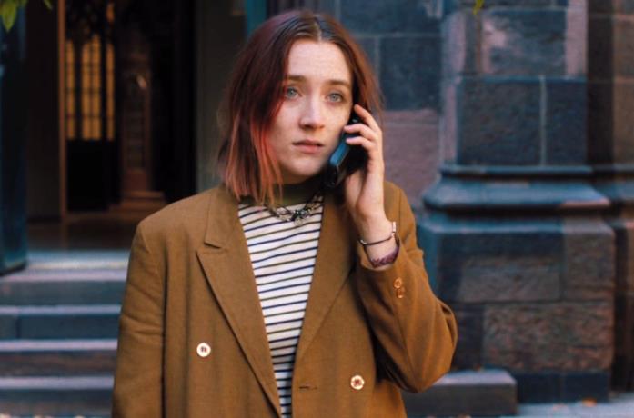 Saoirse Ronan nella scena finale di Lady Bird