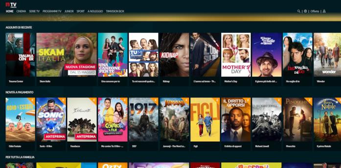 TIMVISION La Home di TIMVISION