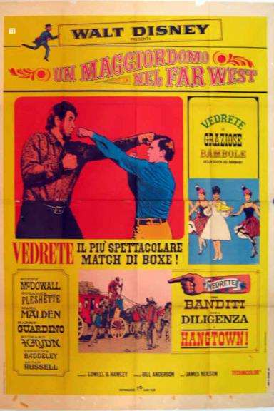 Poster Un maggiordomo nel Far West