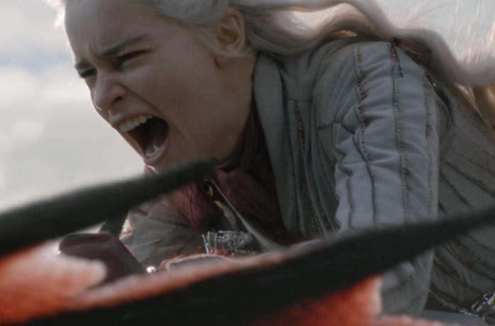 Daenerys Targarye nel finale di Game of Thrones
