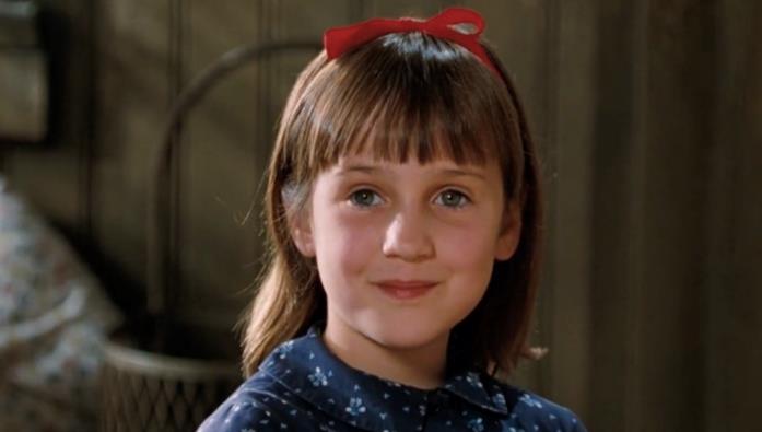 Matilda in una scena del film