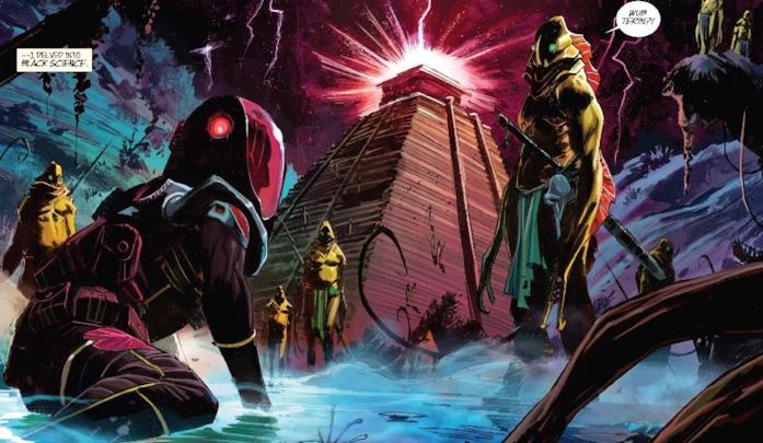 Black Science di Rick Remender e Matteo Scalera Una vignetta di Black Science