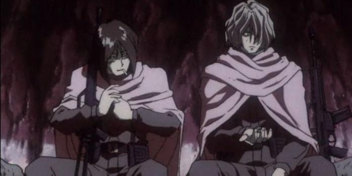 Spike e Vicious nell'episodio flashback di Cowboy Bebop Spike e Vicious ai tempi in cui erano partner
