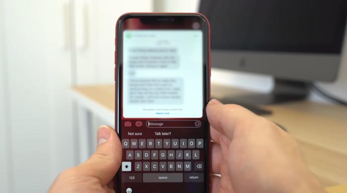 Su iPhone XR l'Haptic Touch non fa rimpiangere il 3D Touch L'Haptic Touch in funzione su iPhone XR