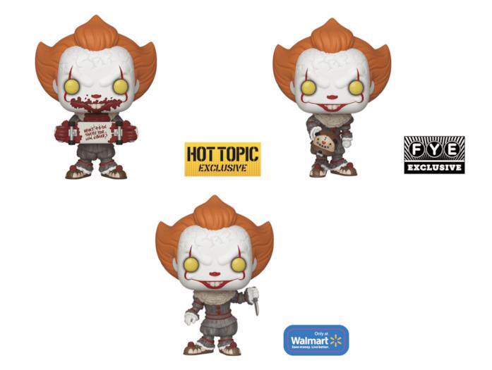 IT: Capitolo 2, il Funko!Pop di Pennywise Tre dei nuovi Funko!Pop di Pennywise