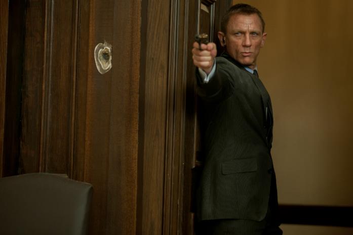 Daniel Craig in una scena di Skyfall