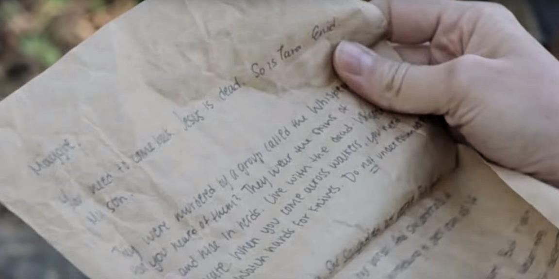 La lettera rivolta a Maggie dal trailer di The Walking Dead 10x16