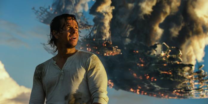 Wahlberg in una scena dell'ultimo Transformers