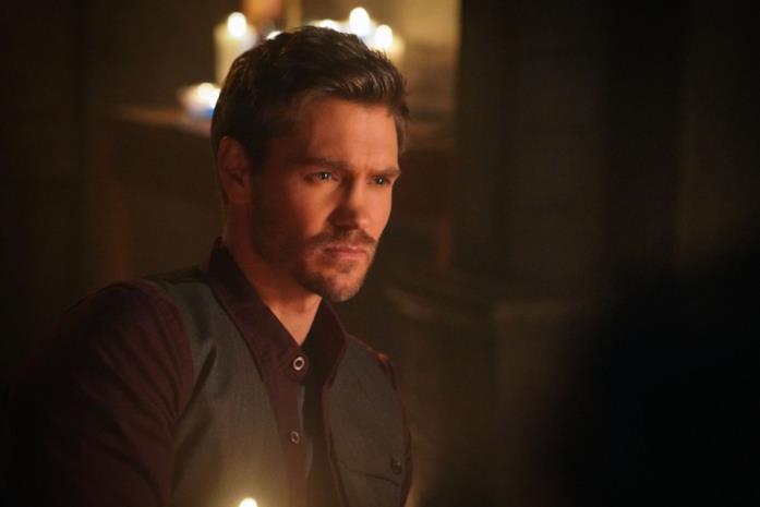 Edgar in una scena di Riverdale Edgar, uno degli antagonisti di Riverdale nella terza stagione