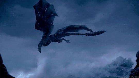 Night King e Viserion Il Re della Notte in groppa a Viserion