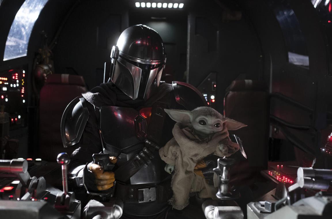 Mando e il Bambino in The Mandalorian