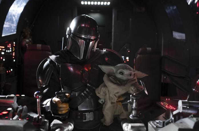 Mando e il Bambino in The Mandalorian