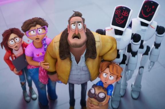 I Mitchell contro le macchine: personaggi e doppiatori del film d'animazione
