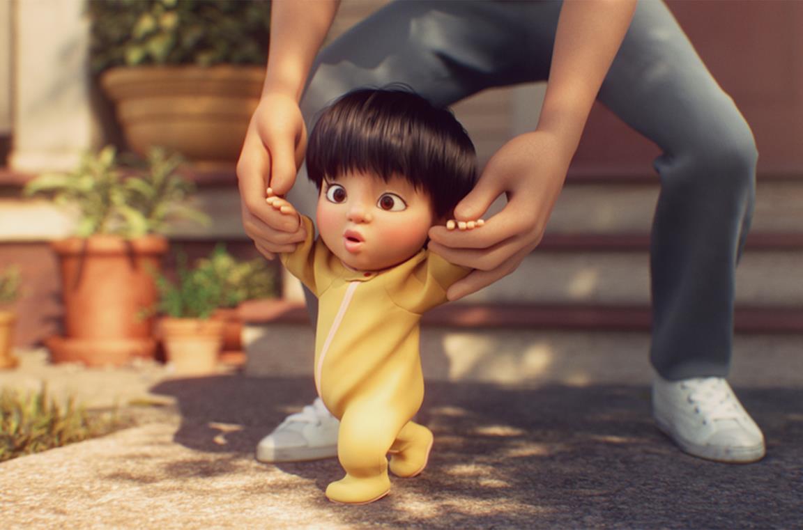 I protagonisti del cortometraggio Float di Pixar