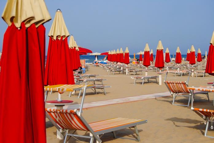 Una spiaggia di Rimini Rimini