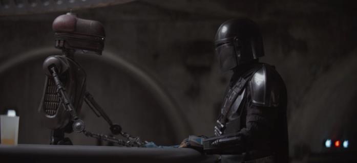 Il cameo di Mark Hamill in The Mandalorian Il droide EV-9D9 e il mandaloriano
