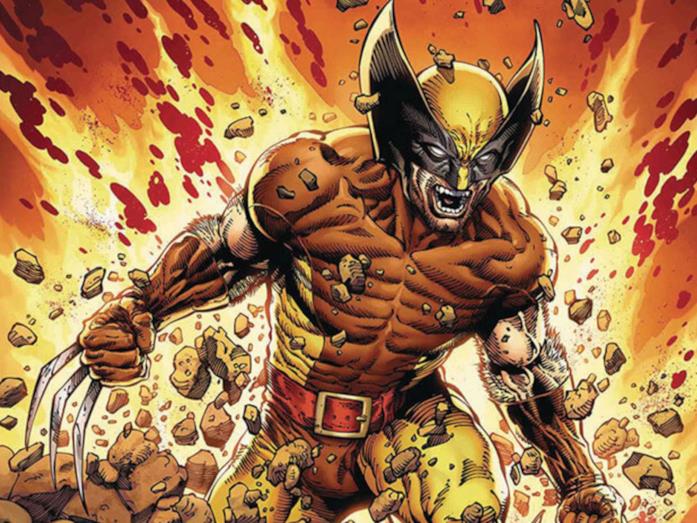 Un'immagine di Wolverine come concepito nei fumetti