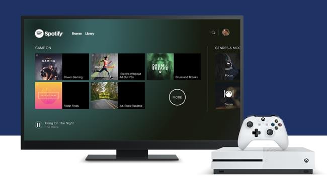 L’App di Spotify integrata su Xbox One