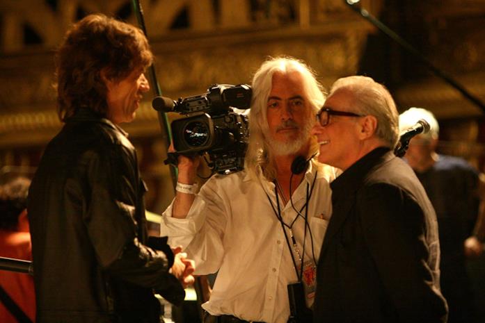 Martin Scorsese dirigerà un documentario sulla scena musicale di New York negli anni '70 Mick Jagger, Robert Richardson e Martin Scorsese durante le riprese di Shine a Light