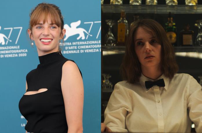 Maya Hawke al photocall e nel film