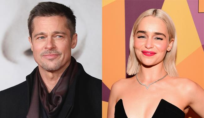 Brad Pitt ed Emilia Clarke