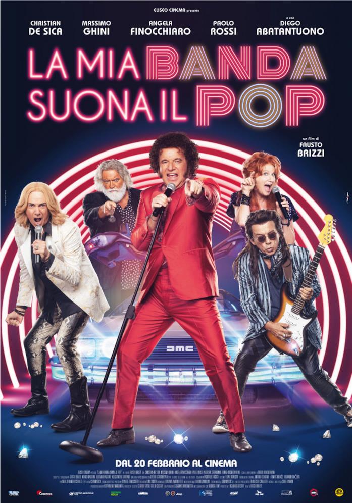 Il poster di La mia banda suona il pop La locandina del nuovo film di Fausto Brizzi