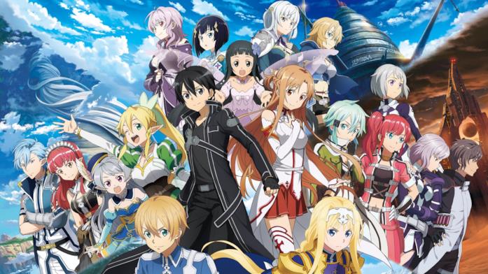 Sword Art Online personaggi SAO ordine anime