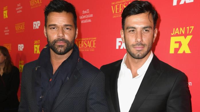La coppia Ricky Martin e Jwan Yosef freschi di matrimonio