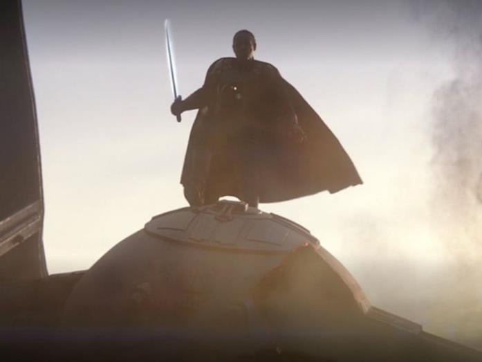 The Mandalorian 2 e la Darksiber Moff Gideon con la Darksiber