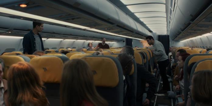 Blood Red Sky: il finale del film a tema vampiri di Netflix Una scena del film Blood Red Sky