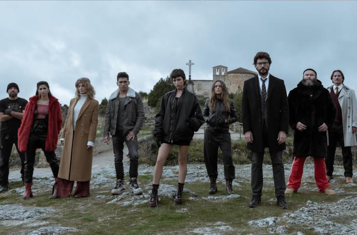 Una scena de La Casa di Carta