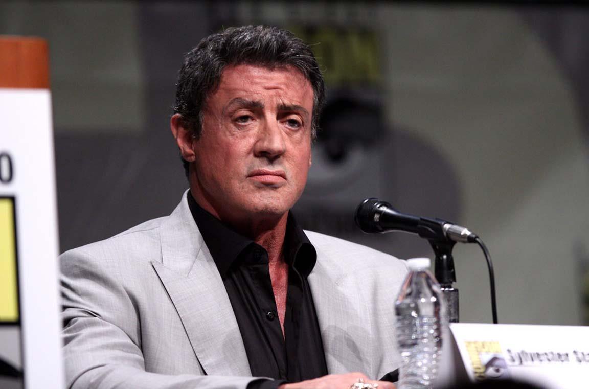 Sylvester Stallone in conferenza stampa