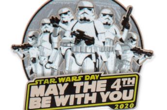 La pin con gli Stormtroopers per lo Star Wars Day 2020