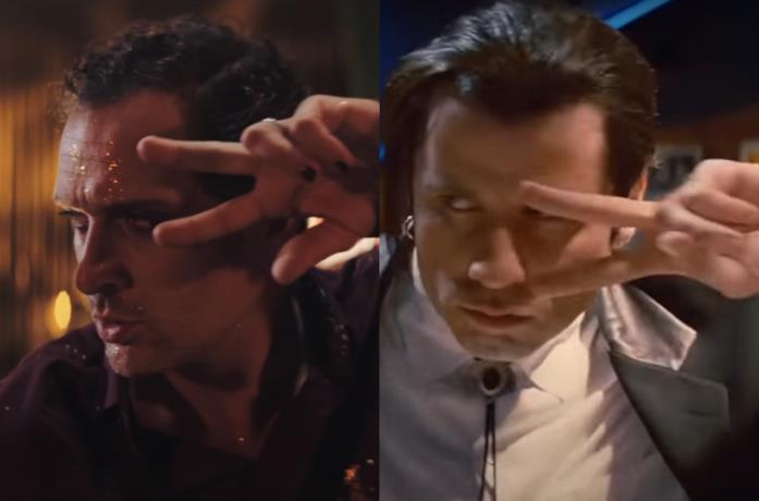 Claudio Santamaria E John Travolta confronto