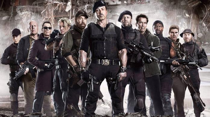 Il cast completo de I Mercenari