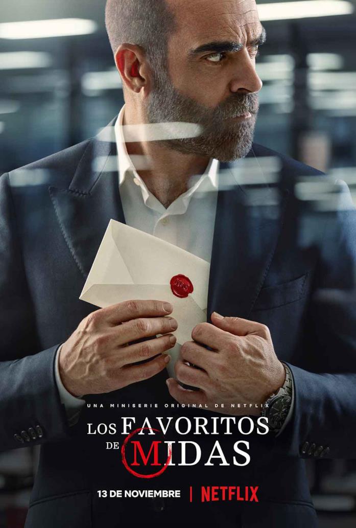 Il poster de I Favoriti di Mida Primo piano di Luis Tosar nella locandina de I Favoriti di Mida