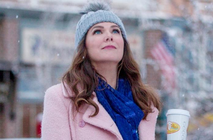 Lauren Graham sotto la neve