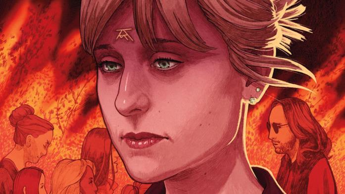 Allison Mack: la storia della sua discesa all'inferno Allison Mack in un disegno che illustra la sua discesa all'inferno